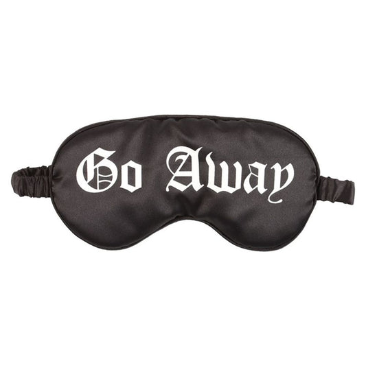 Go Away Gothic Satin Sleep Mask